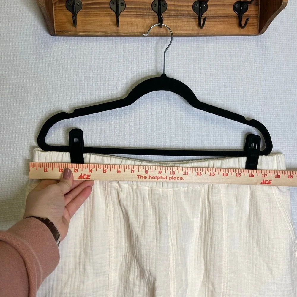 Madewell | Womans‎ Cream Shorts XXL Cotton Pockets - Picture 7 of 9